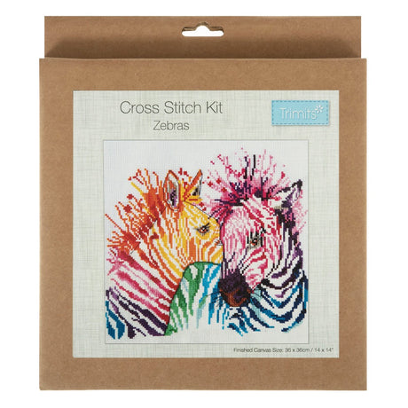 Trimits Zebra Cross Stitch Kit