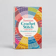 Crochet Stitch Card Deck book by Anna Nikiporowski from Search Press, featuring a colourful circular pattern of crocheted stitches on the cover, set against a plain white background.