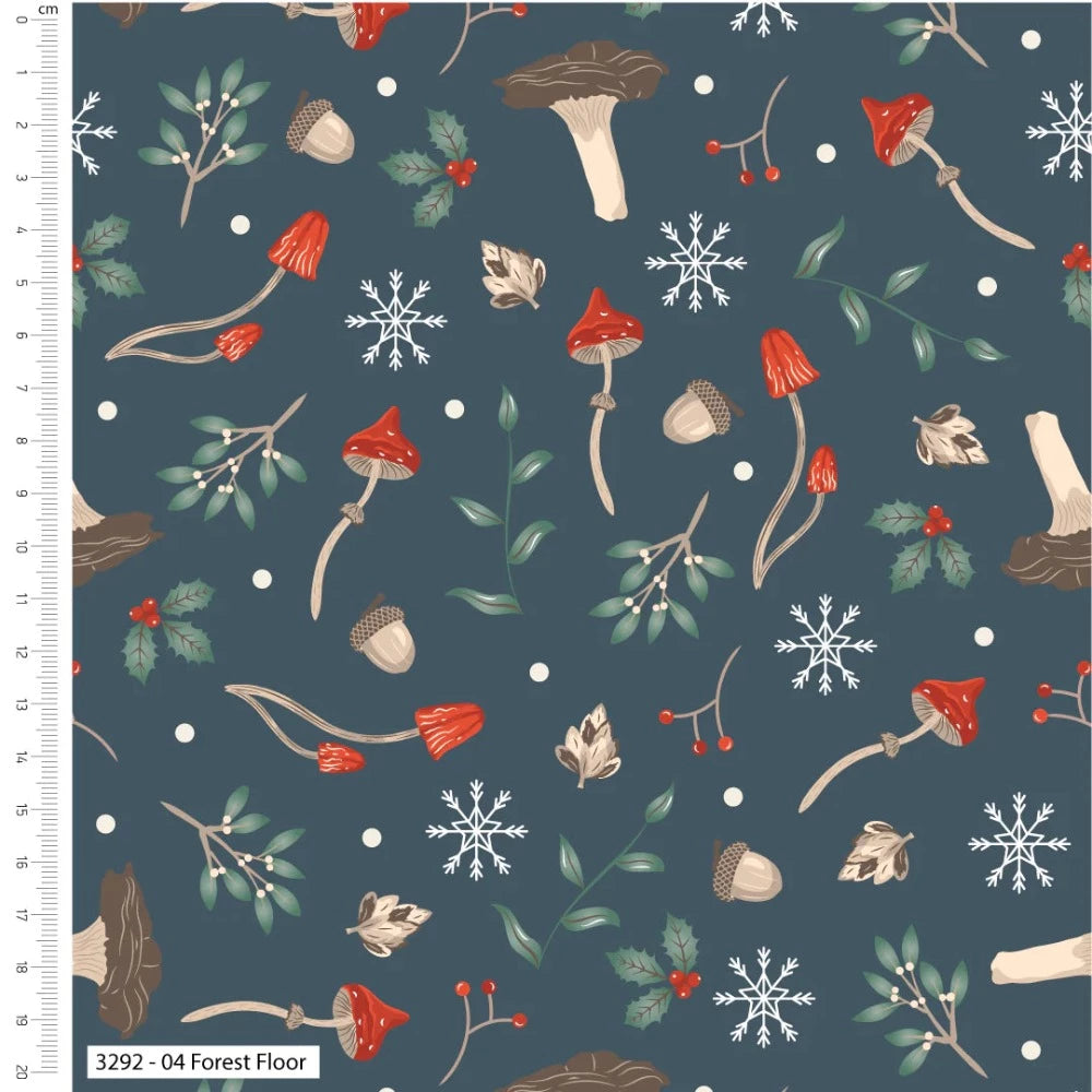 Twilight Winter Fabric Forest Floor