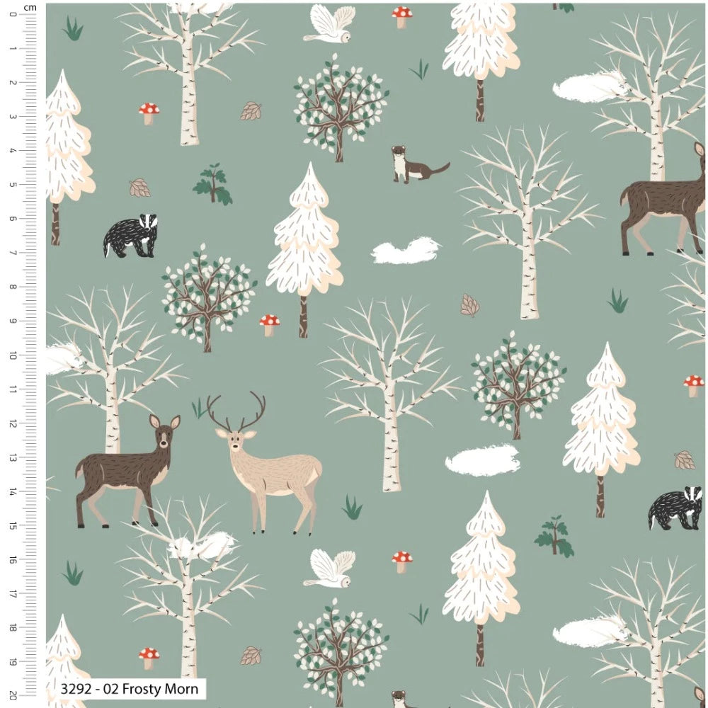 Twilight Winter Fabric Frosty Morn