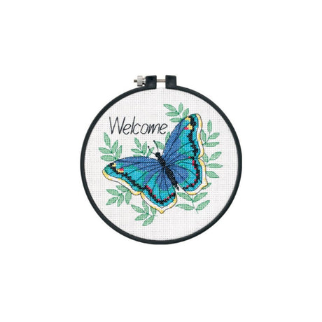 Welcome Butterfly Counted Cross Stitch Kit