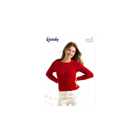 Wendy Sweater DK Knitting Pattern 7021