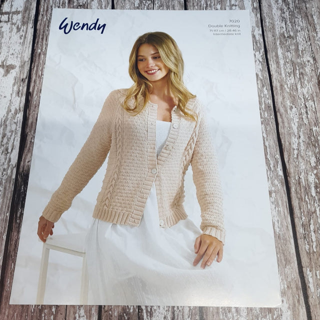 Wendy DK Knitting Pattern 7020
