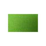 A rectangular green textured yarn swatch centered on a plain white background.