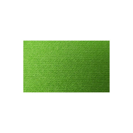 A rectangular green textured yarn swatch centered on a plain white background.