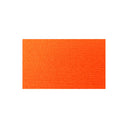 A rectangular orange textured yarn swatch centered on a plain white background.