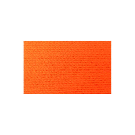 A rectangular orange textured yarn swatch centered on a plain white background.