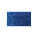A rectangular close-up swatch of textured blue fabric or material on a plain white background.