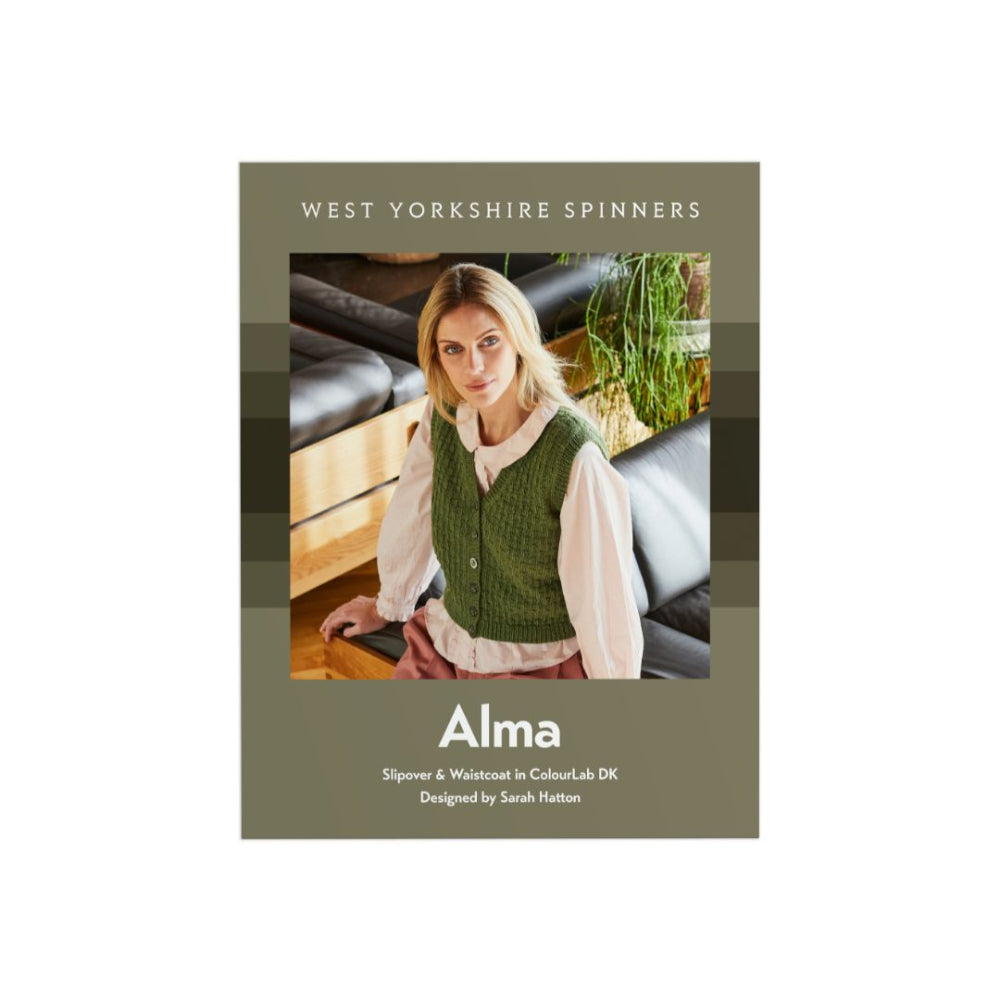 West Yorkshire Spinners Alma Slipover & Waistcoat DK Knitting Pattern