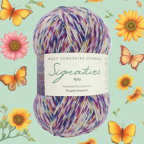 West Yorkshire Spinners Signature 4 Ply Purple Emperor