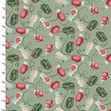 Whimsy Winter Wonderland Fabric Mitten Toss