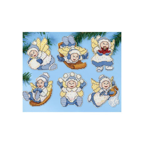 Winter Angel Ornaments Cross Stitch Kit
