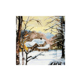 Winter Christmas Cross Stitch Card
