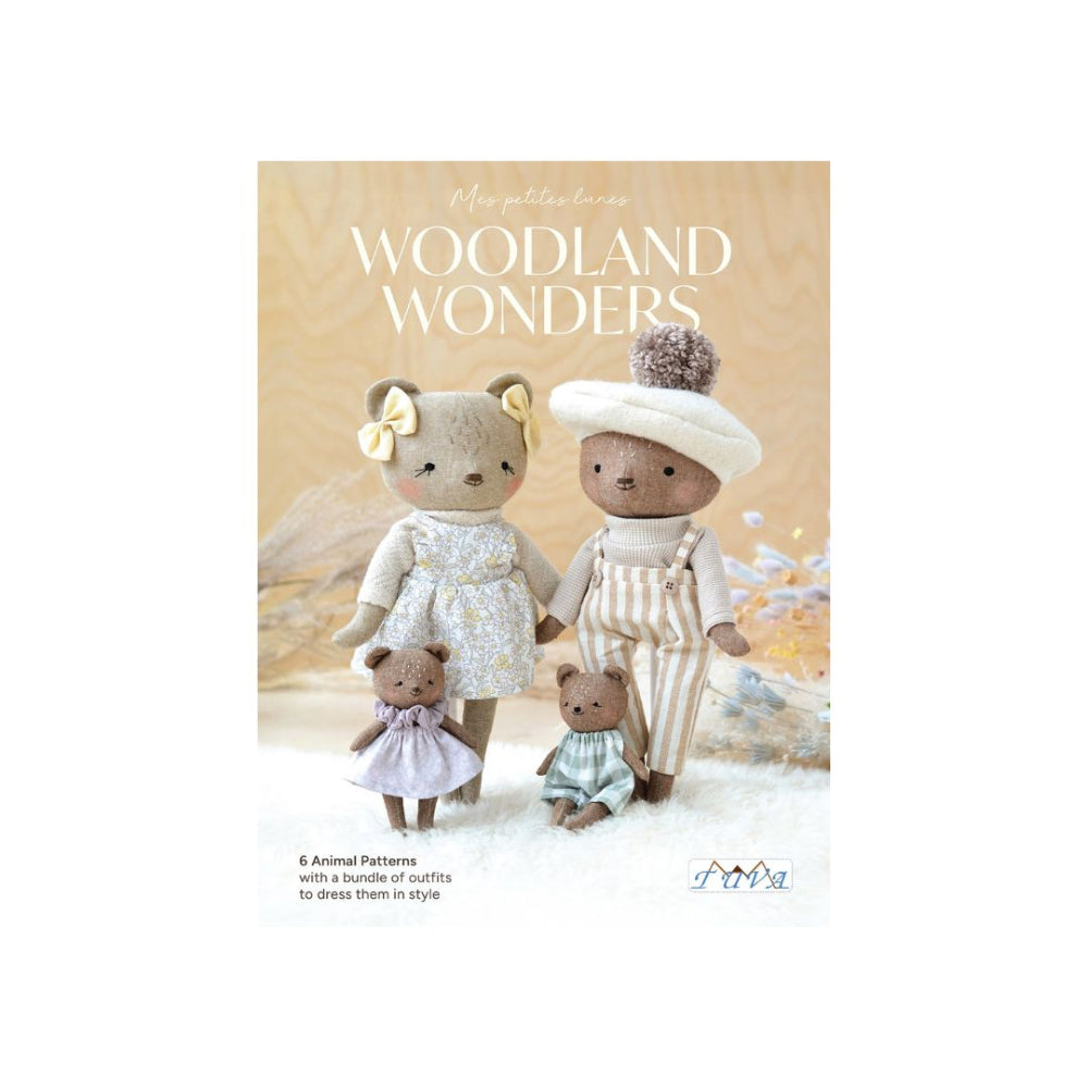 Woodland Wonders Book containing 6 animal sewing patterns