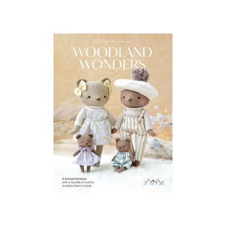 Woodland Wonders Book containing 6 animal sewing patterns
