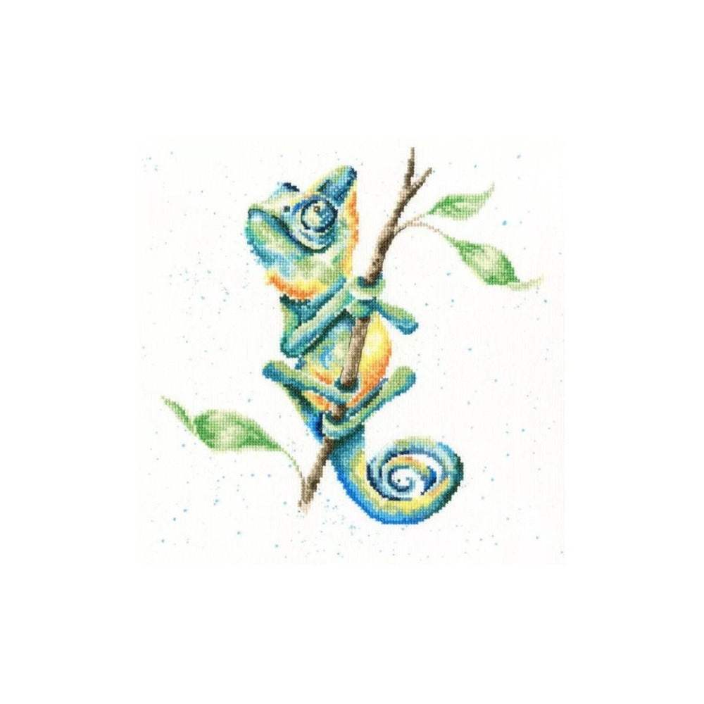 Wrendale Design One in a Chameleon Cross Stitch Kit