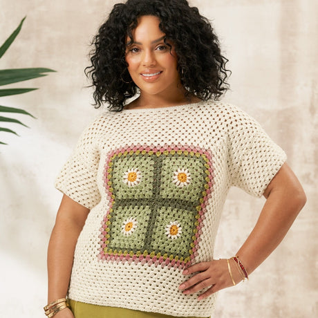 West Yorkshire Spinners Aster Daisy T Shirt Pattern