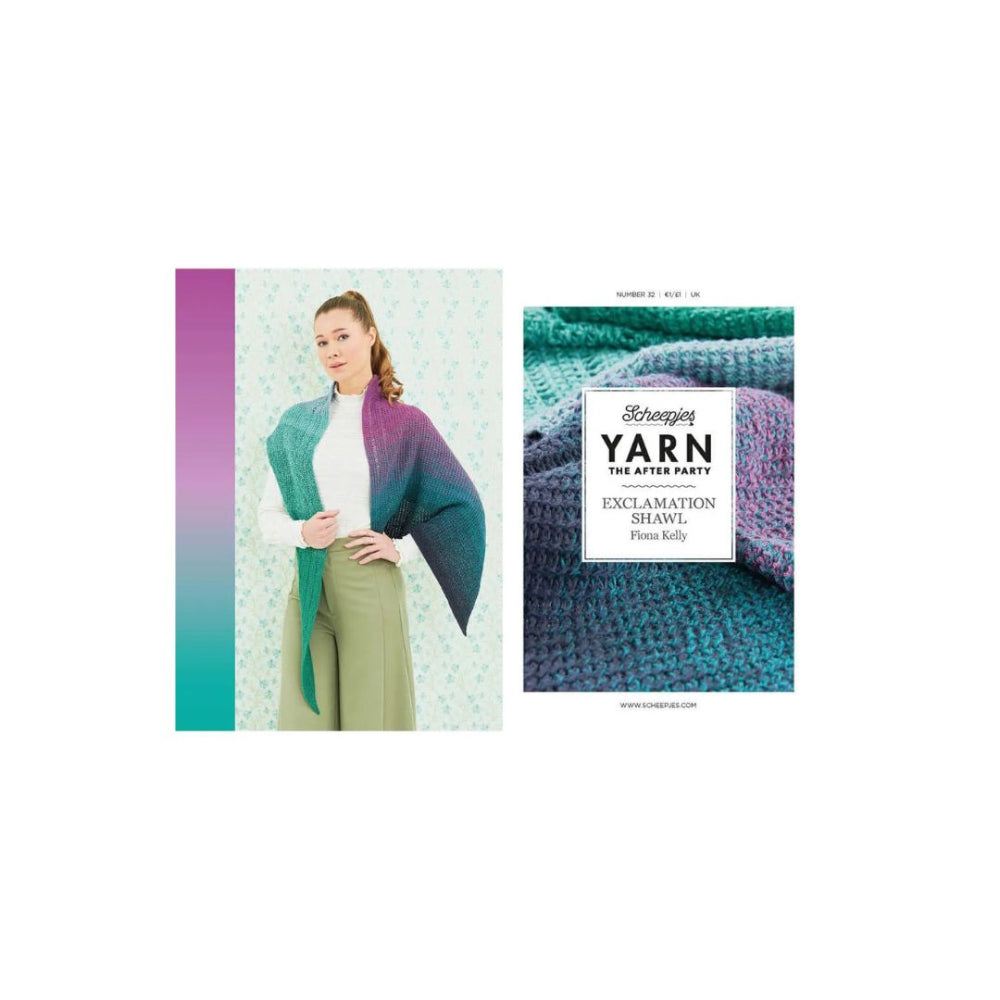 Yarn the After Party Exclamation Shawl