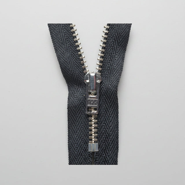 YKK Metal Trouser Zip 15 cm Black