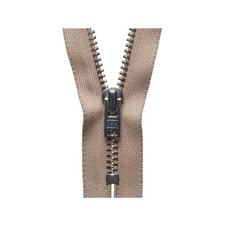 YKK Metal Trouser Zip 15 cm Fawn