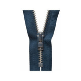 YKK Metal Trouser Zip 18 cm Dark Navy