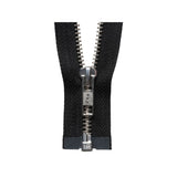YKK Nickel Free Metal Open End Zip 66 cm Black