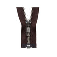 YKK Nickel Free Metal Open End Zip 66 cm Brown