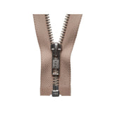 YKK Nickel Free Metal Open End Zip 66 cm Fawn