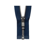 YKK Nickel Free Metal Open End Zip 66 cm Navy