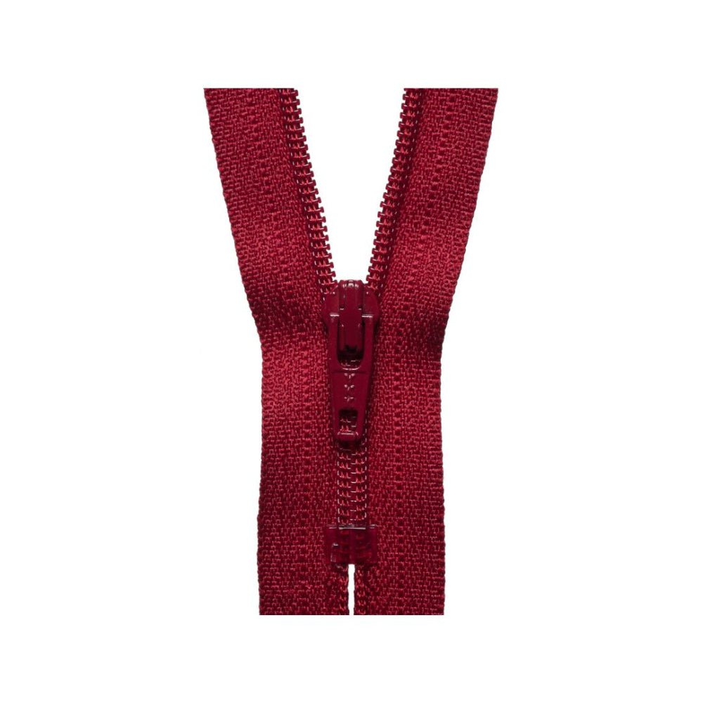 YKK Nylon Dress and Skirt Zip 36 cm Scarlet Berry
