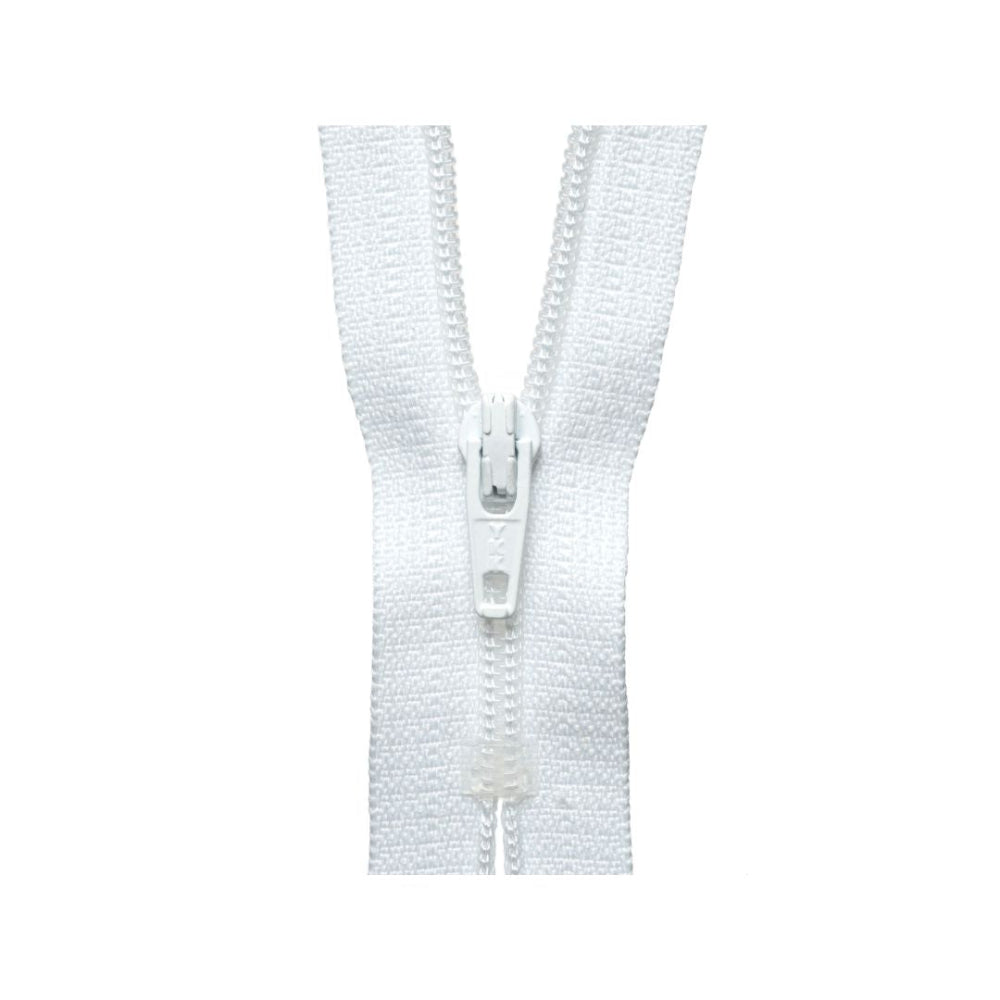 YKK Nylon Dress and Skirt Zip 36 cm White