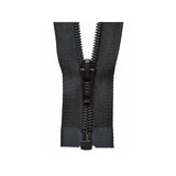 YKK Nylon Open End Zip 36 cm Black
