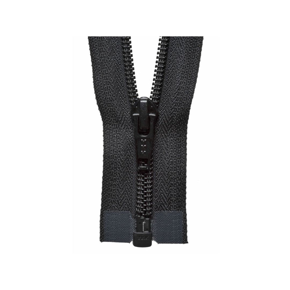 YKK Nylon Open End Zip 56 cm Black