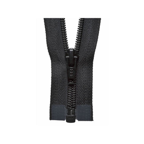 YKK Nylon Open End Zip 56 cm Black