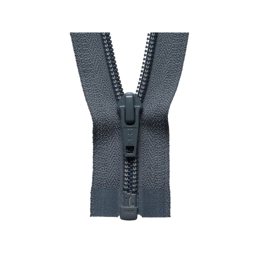 YKK Nylon Open End Zip 76 cm Dark Grey