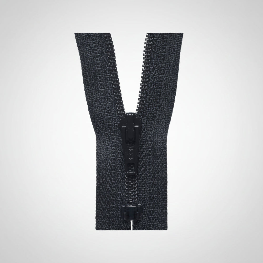 YKK Nylon Zip Black 18 cm