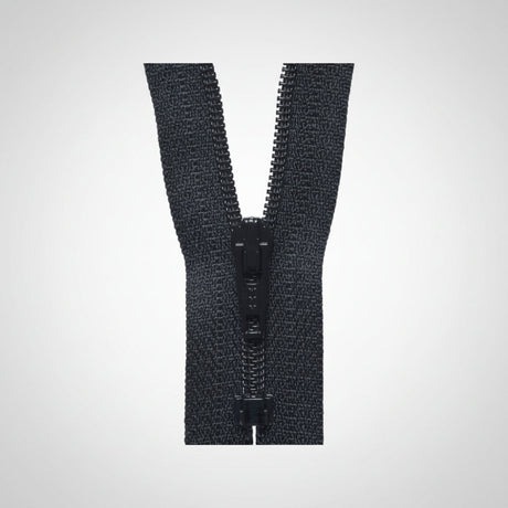 YKK Nylon Zip Black 18 cm
