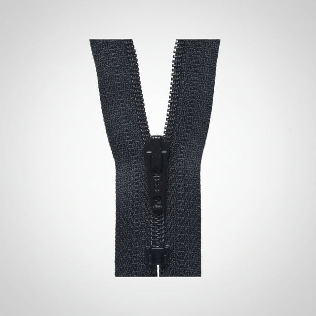 YKK Nylon Zip Black 18 cm