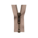 YKK Strong Metal Tooth Open End Zip 66 cm Fawn