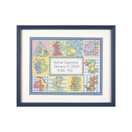 Zoo Alphabet Cross Stitch Kit