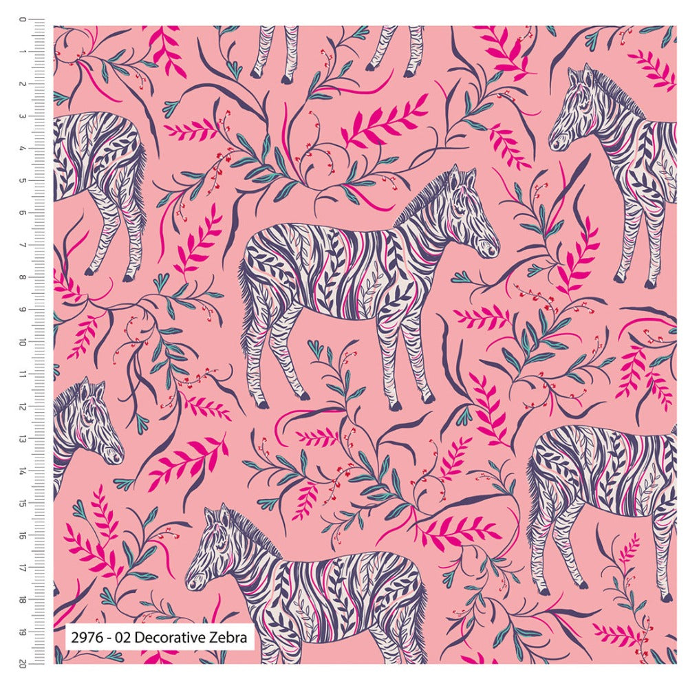 100% Cotton Zebra Fabric