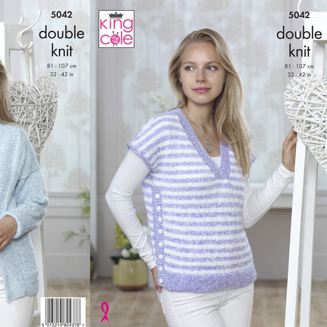 King Cole Ladies DK Knitting Pattern 5042