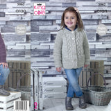King Cole Kids Aran Knitting Pattern 5062