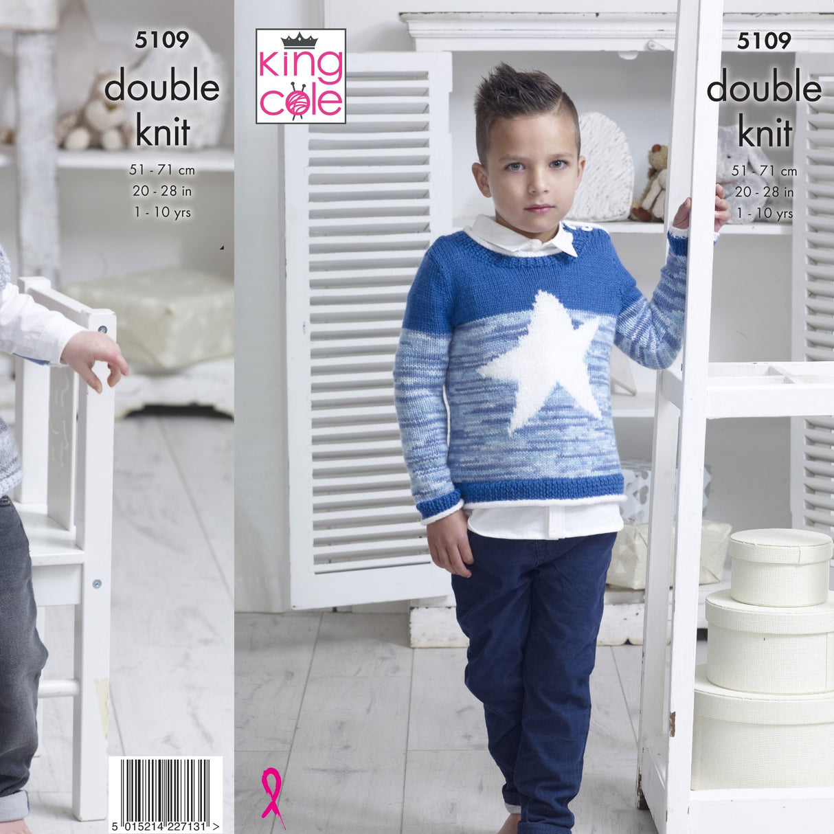 King Cole Kids Sweater Pattern 5109