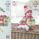 King Cole Kids DK Knitting Pattern 5138