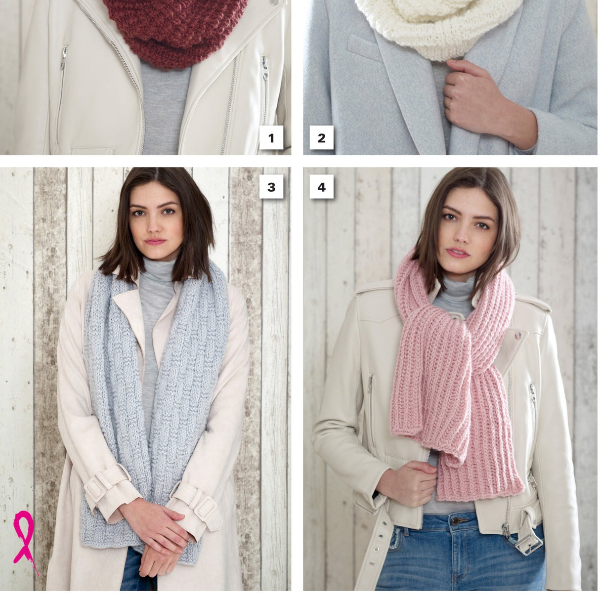 King Cole Chunky Scarf Pattern 5184