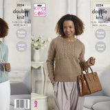 King Cole Ladies DK Knitting Pattern 5224