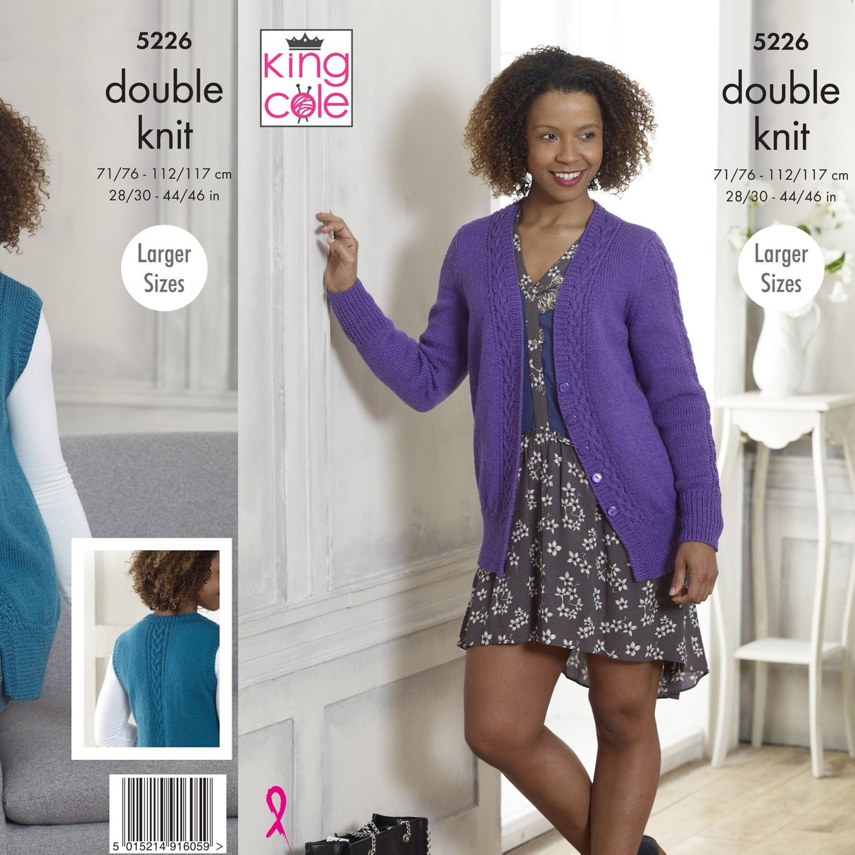 King Cole Ladies DK Knitting Pattern 5226