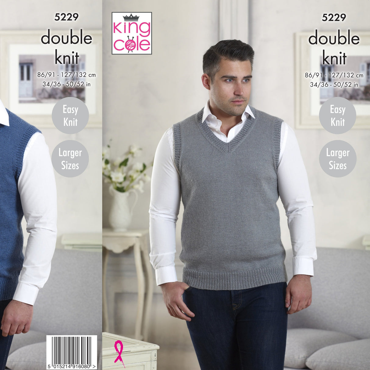 King Cole Mens DK Knitting Pattern 5229