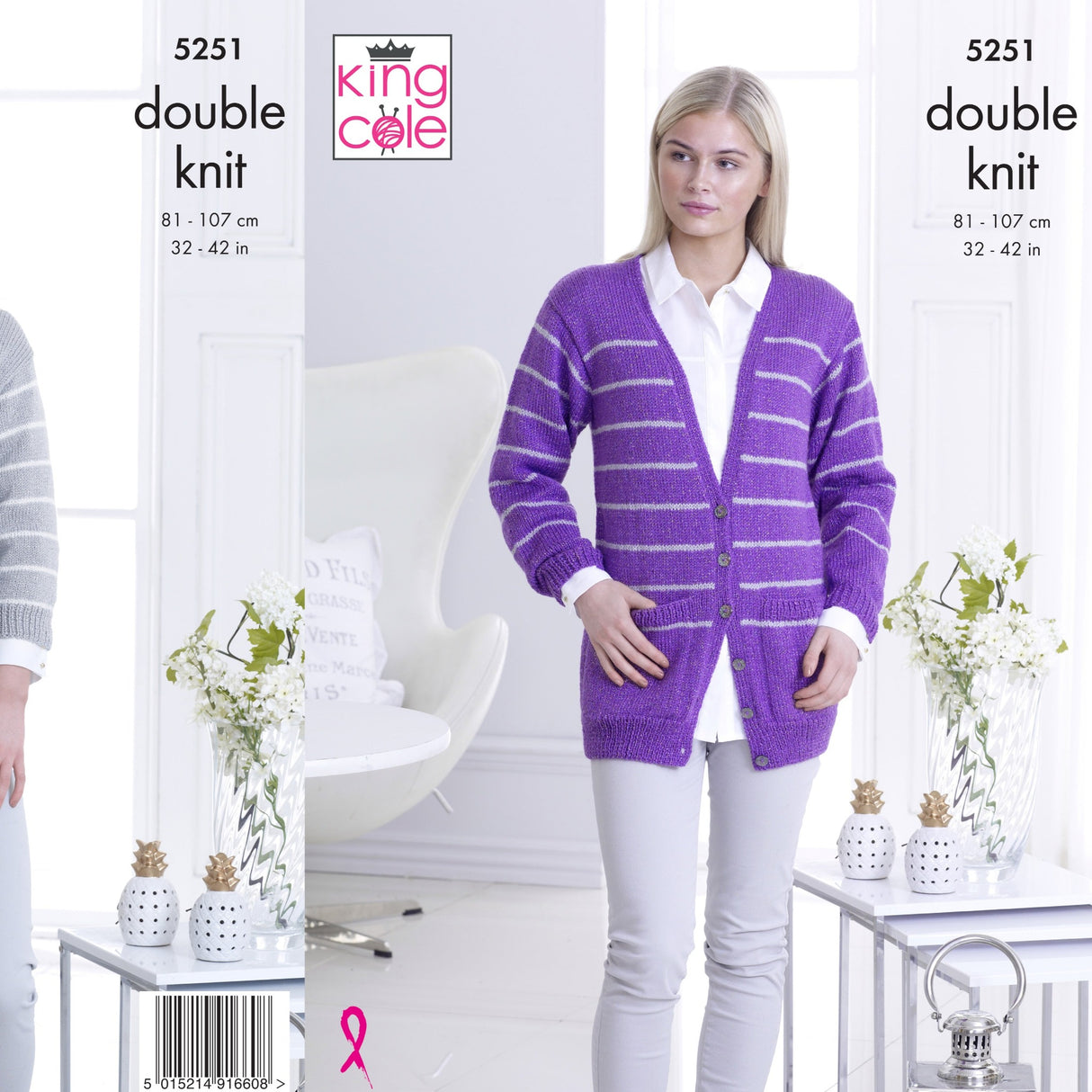 King Cole Ladies DK Knitting Pattern 5251